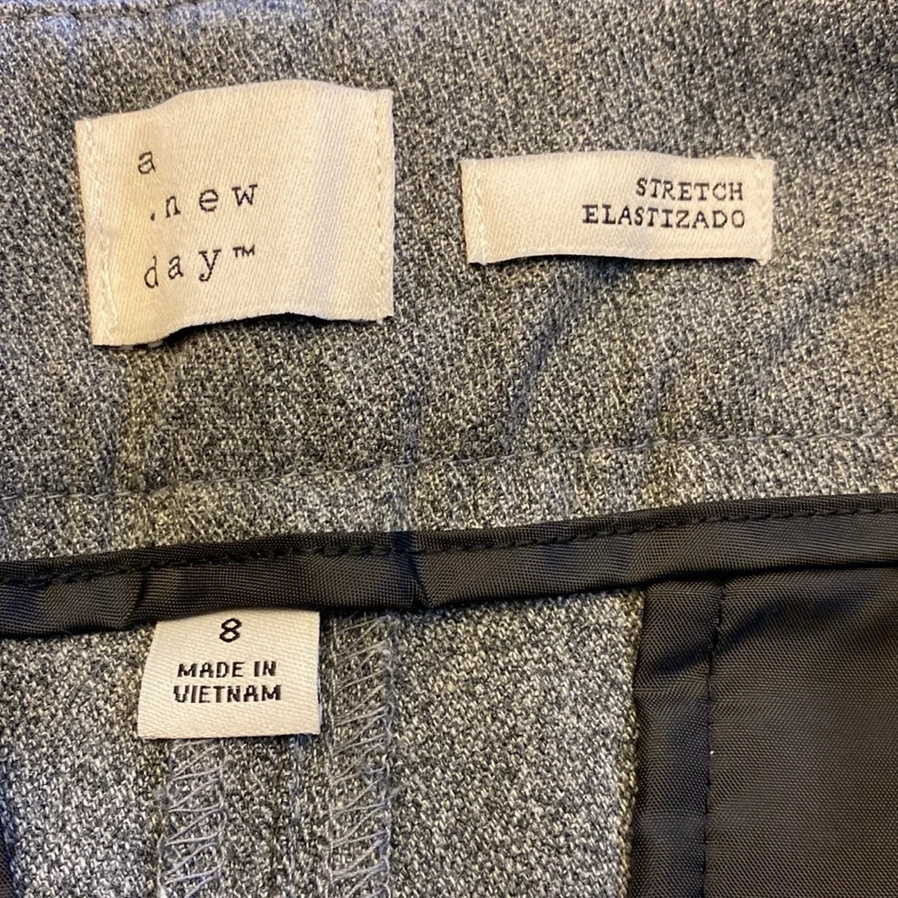 A New Day Gray Stretch Dress Pants - Size 8 β‘ - Picture 7 of 13
